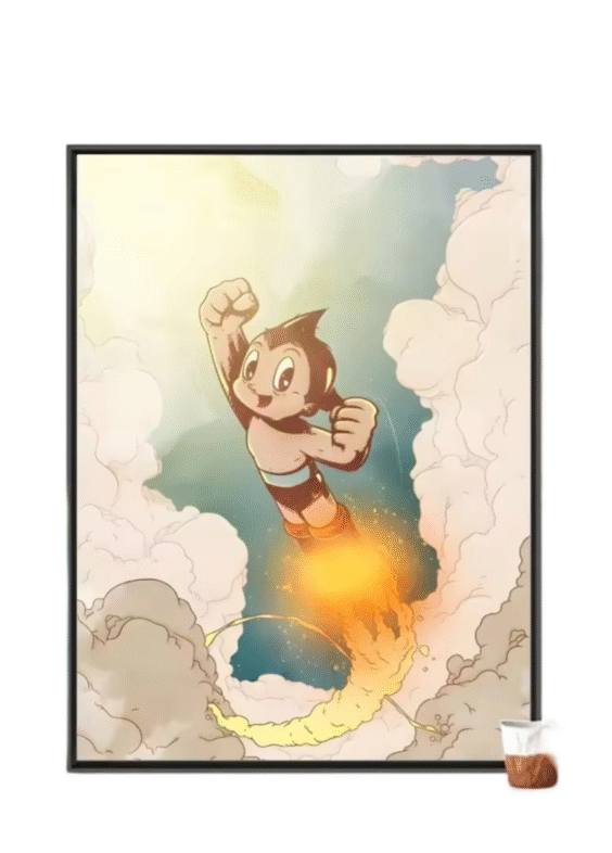 Anime Astro Boy Painting Wall Art