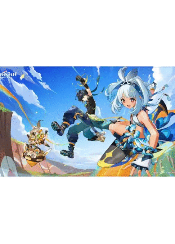 Genshin Impact Anime Character Mouse Pad