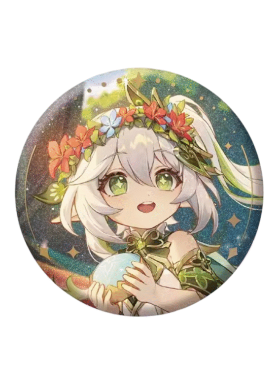 Anime Genshin Impact Nahida Tinplate Badge