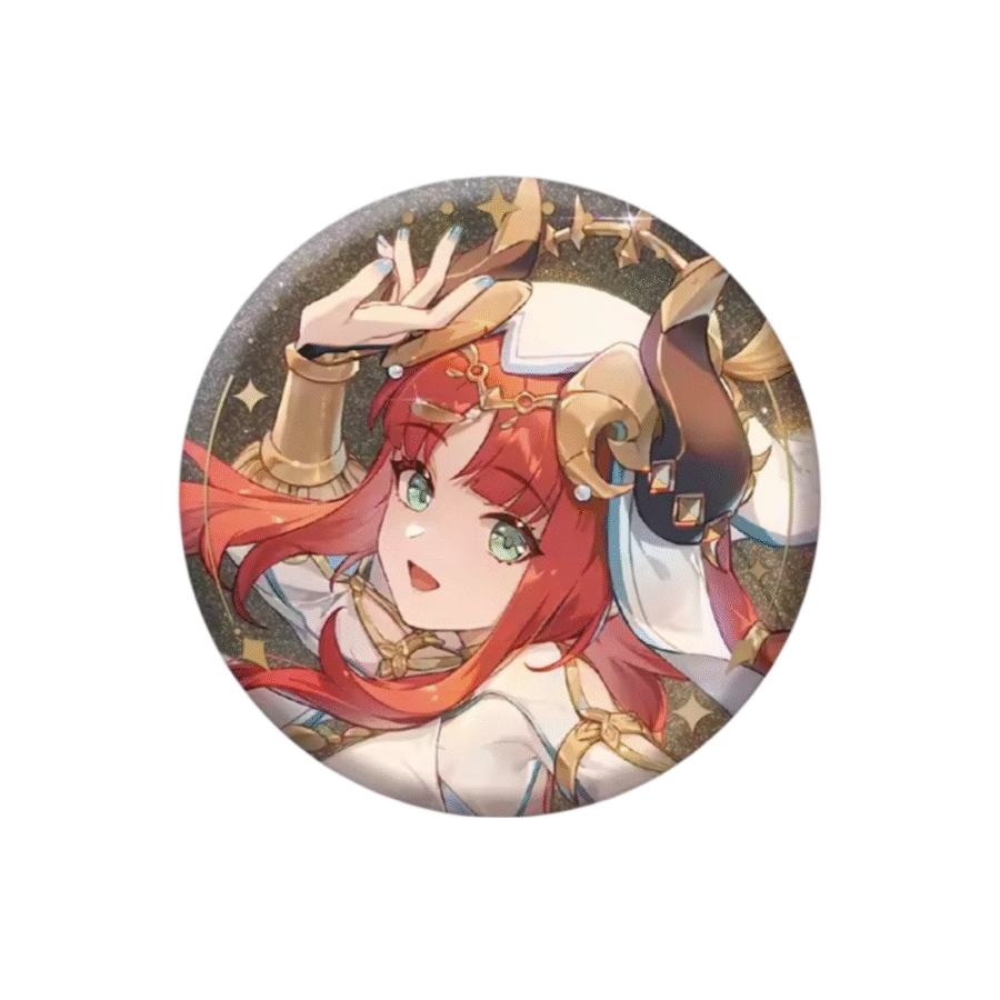 Genshin Impact Anime Nilou Badge