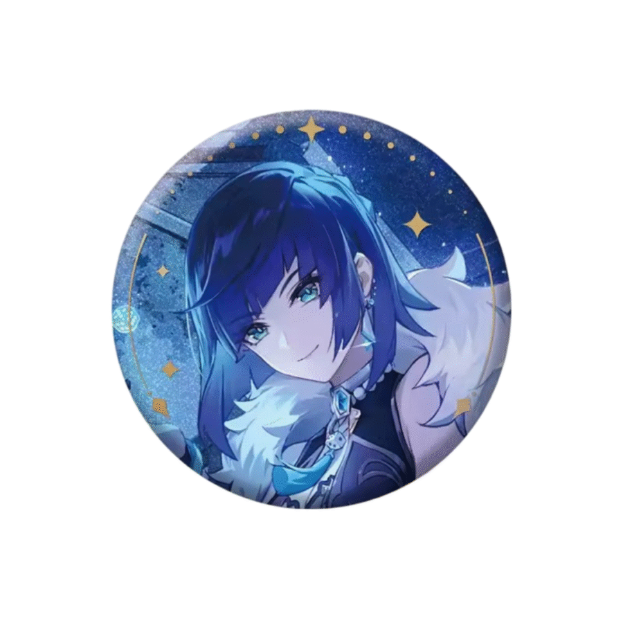 Genshin Impact Anime Yelan Badge Genshin Impact Anime Yelan Badge