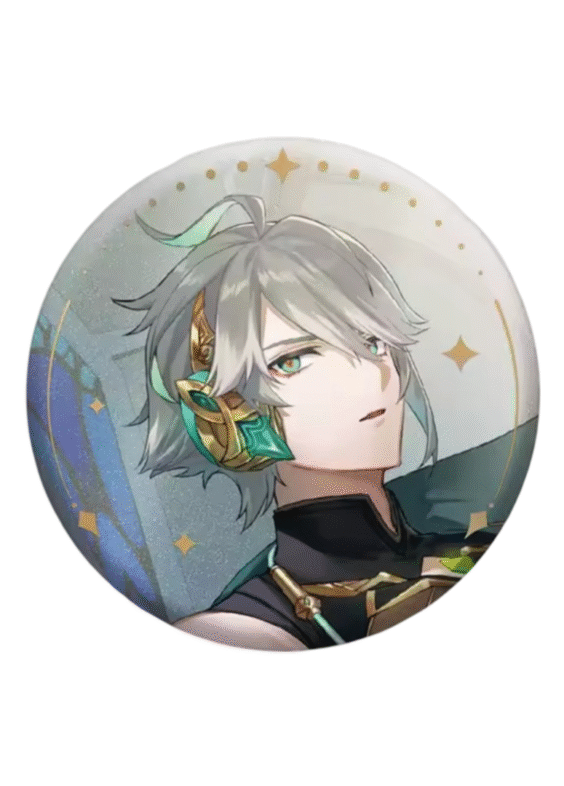 Genshin Impact Anime Alhaitham Badge