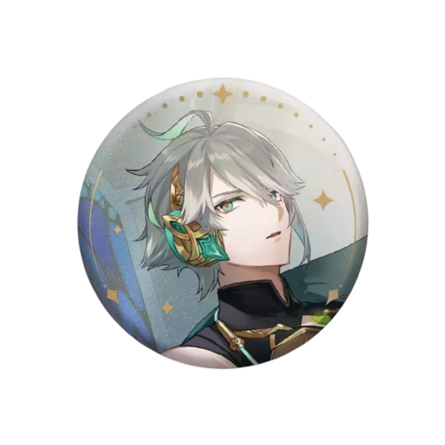 Genshin Impact Anime Alhaitham Badge Genshin Impact Anime Alhaitham Badge