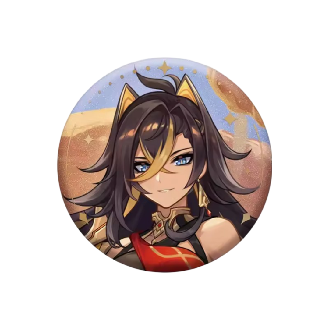 Genshin Impact Anime Dehya Badge Genshin Impact Anime Dehya Badge