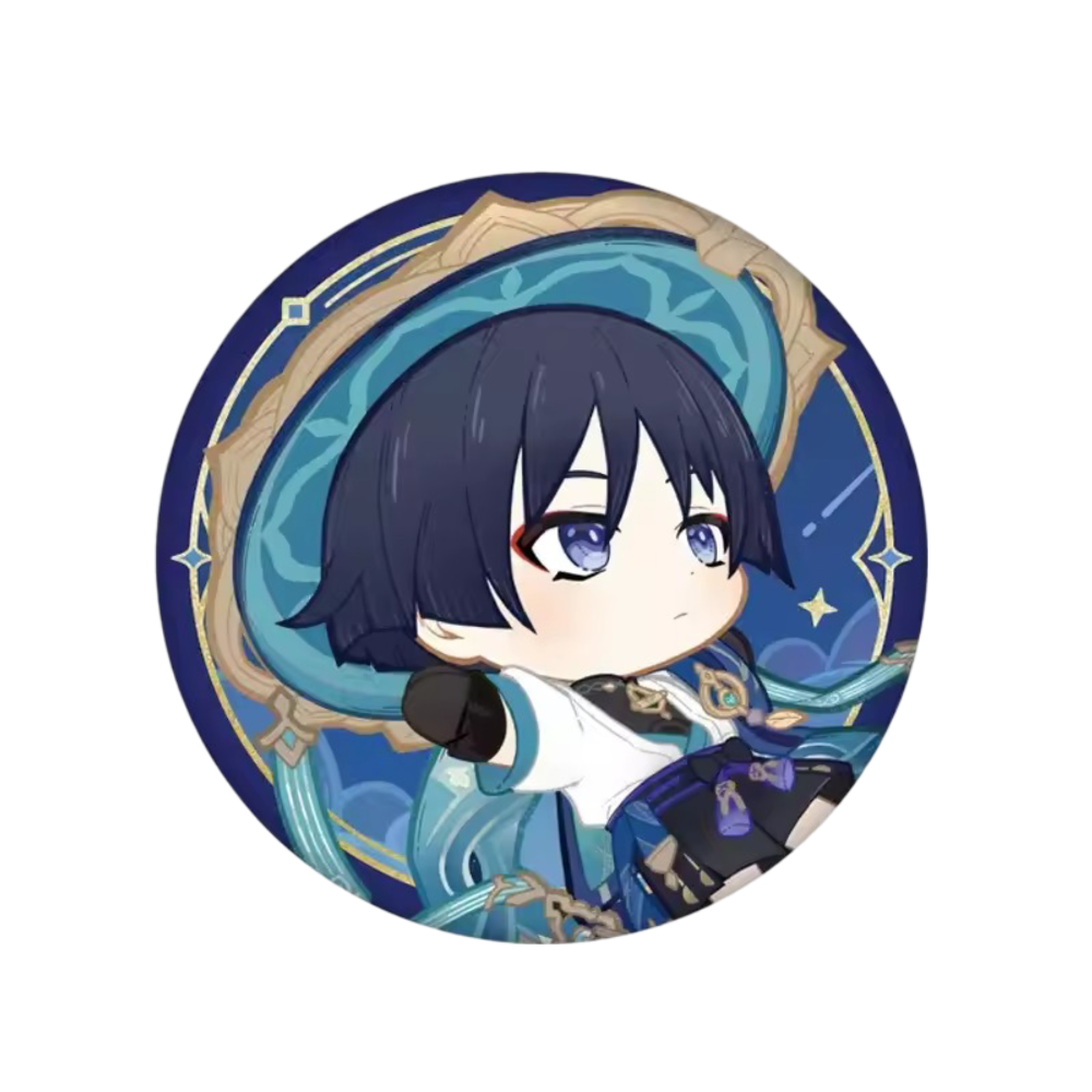 Genshin Impact Anime Wanderer Tinplate Badge Genshin Impact Anime Wanderer Tinplate Badge