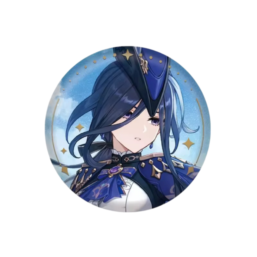 Genshin Impact Anime Clorinde Badge