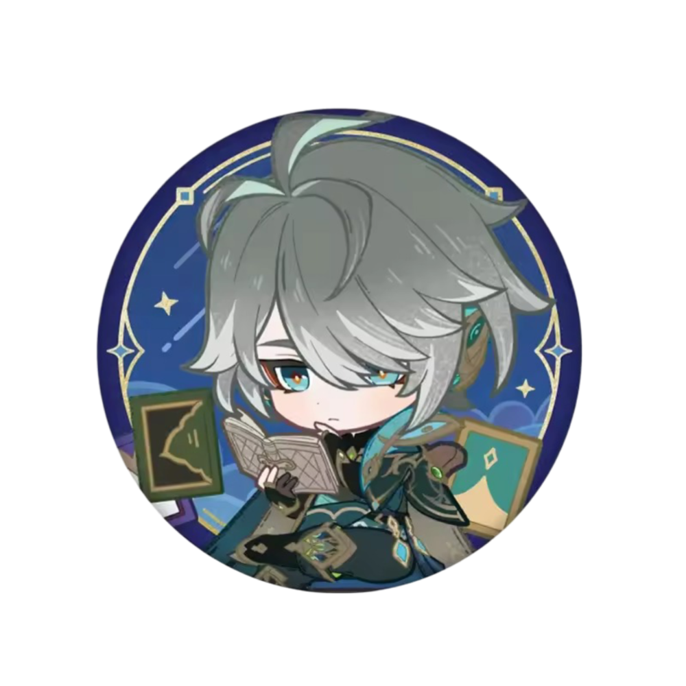 Genshin Impact Anime Alhaitham Tinplate Badge Genshin Impact Anime Alhaitham Tinplate Badge
