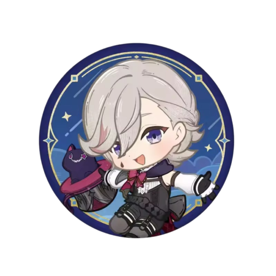 Genshin Impact Anime Lyney Tinplate Badge