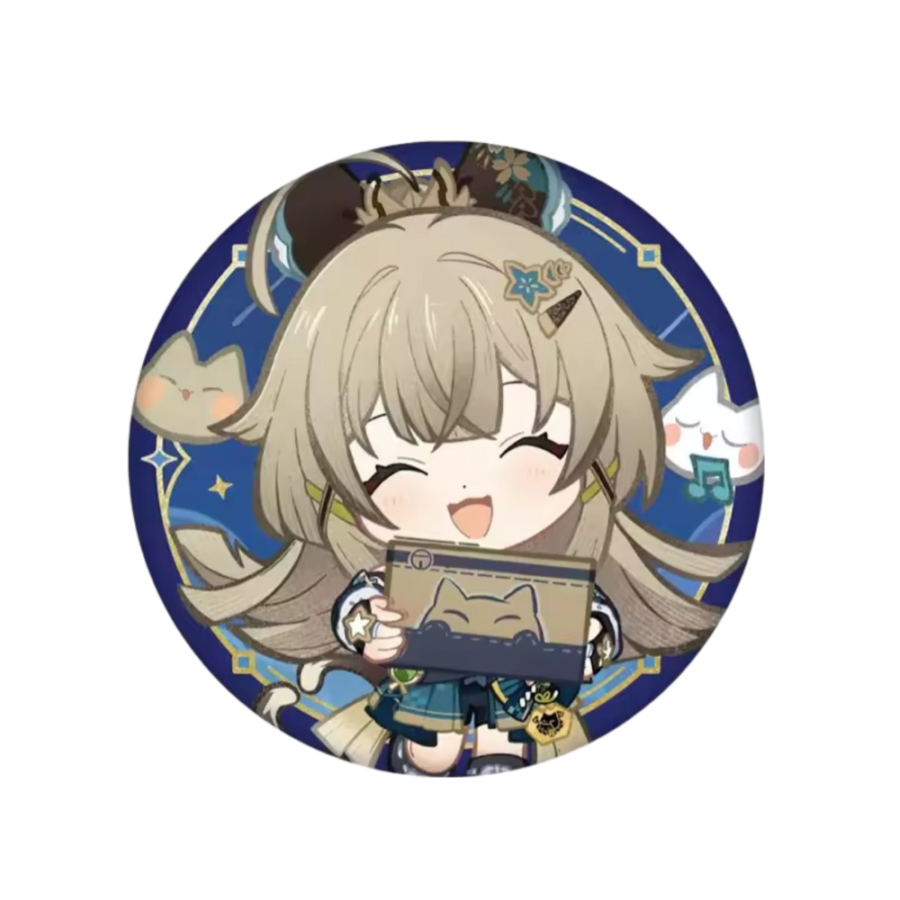 Genshin Impact Anime Kirara Tinplate Badge