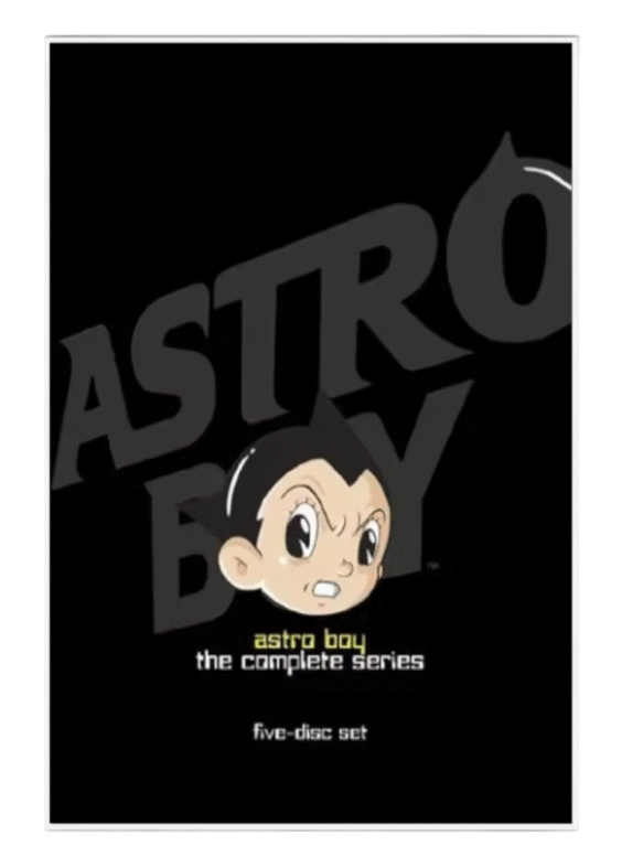 Anime Astro Boy Paper Black Poster Wall Art