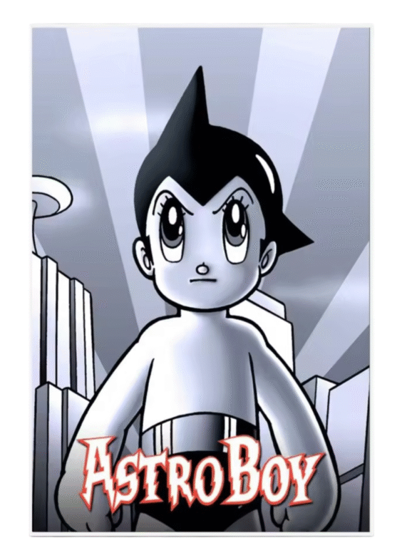 Anime Astro Boy Paper Printed Poster Wall Art