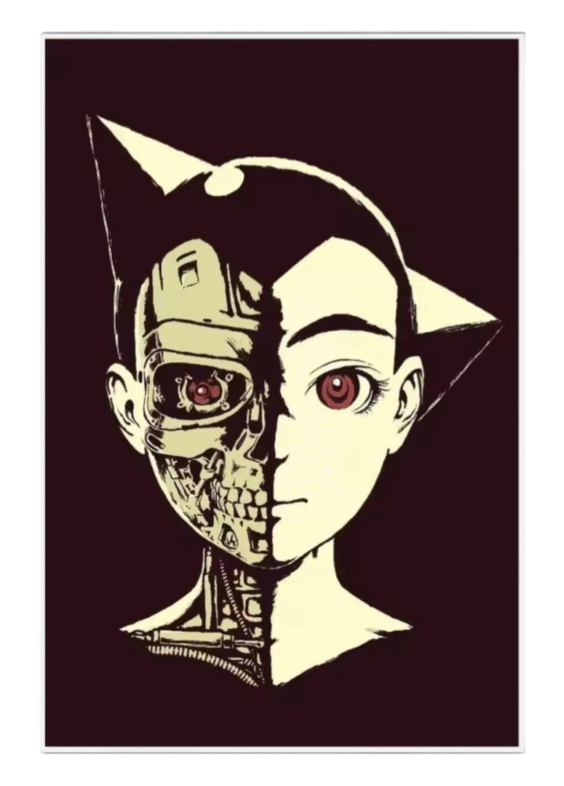 Anime Astro Boy Mighty Atom Paper Painting Poster Wall Art