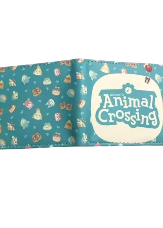 Anime Animal Crossing Character Blue Wallet