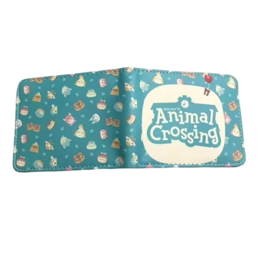 Anime Animal Crossing Character Blue Wallet