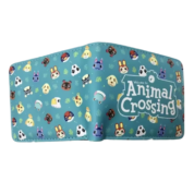 Anime Animal Crossing Character PU Leather Blue Wallet