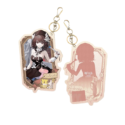 Anime Arknights Roberta Acrylic Keychain Pendant