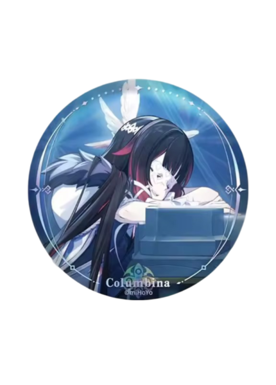 Anime Genshin Impact Columbina Badge