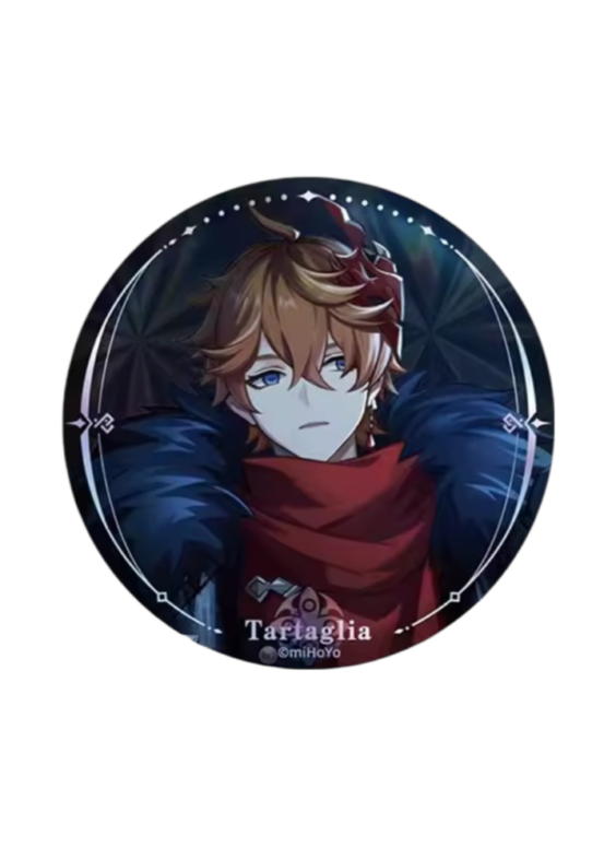 Genshin Impact Tartaglia Anime Badge
