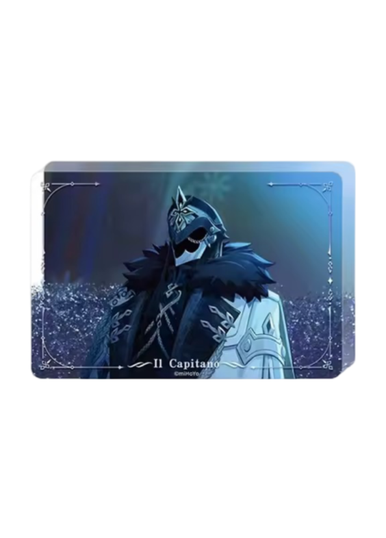 Anime Genshin Impact Il Capitano Acrylic Stand Ornament