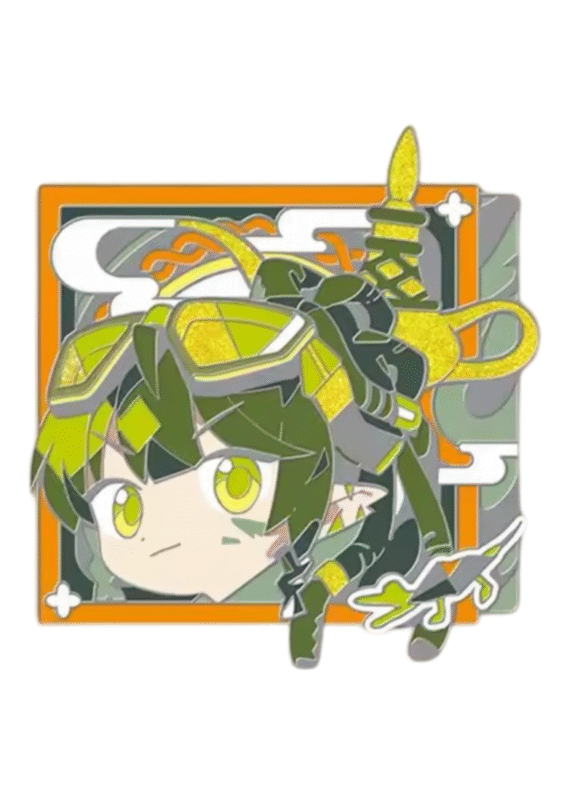 Anime Arknights Gavial The Invincible Refrigerator Magnet