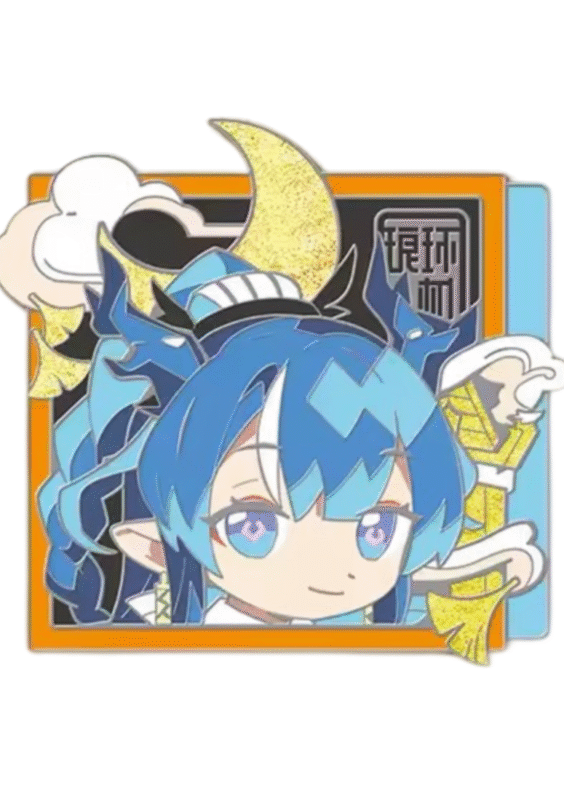 Anime Arknights Ling Refrigerator Magnet