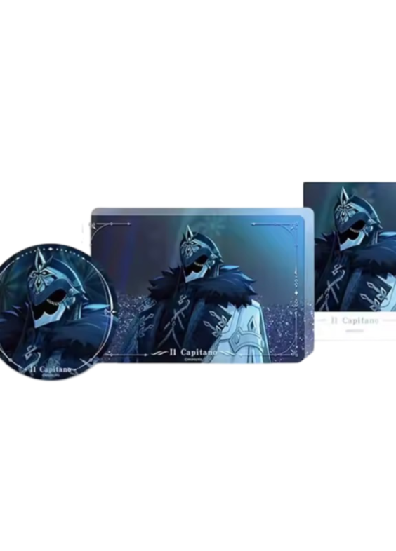 Anime Genshin Impact Il Capitano Card Set
