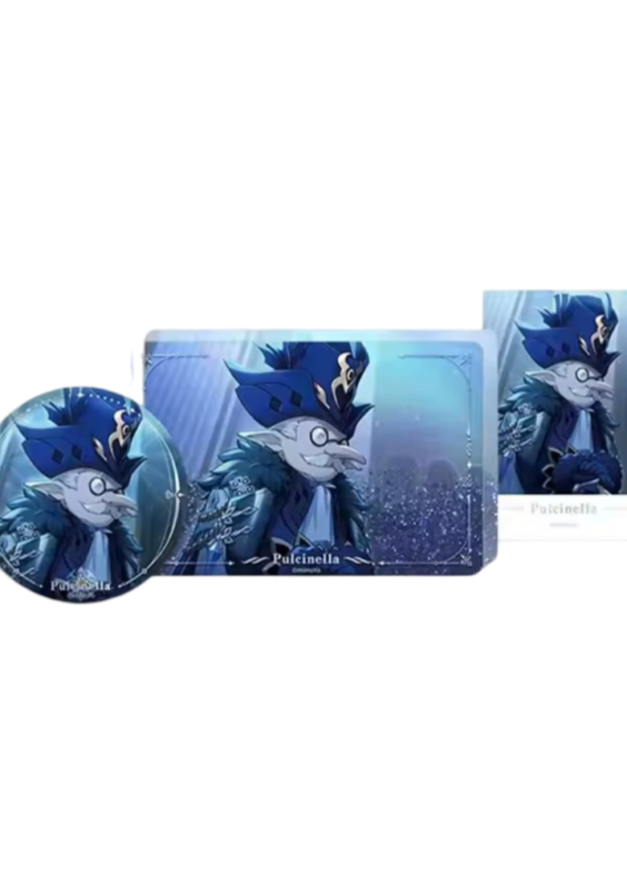 Anime Genshin Impact Pulcinella Card Set