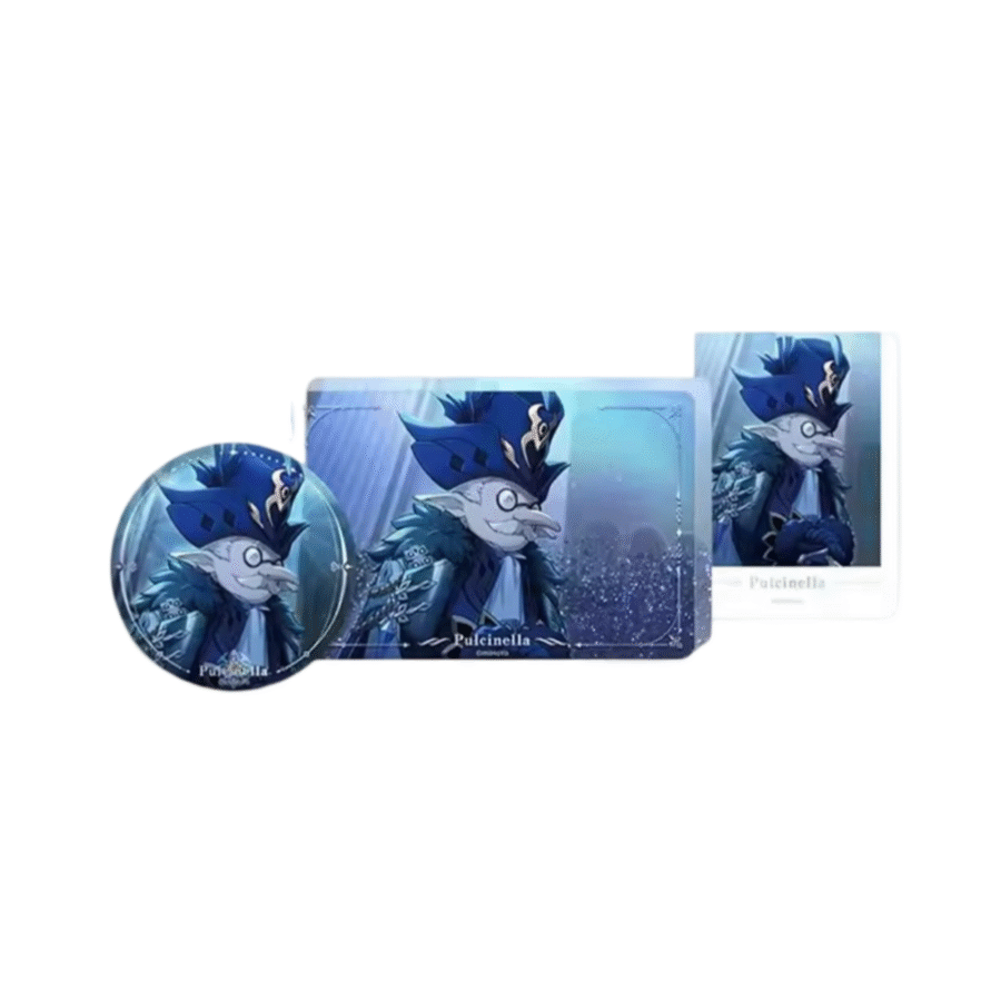 Anime Genshin Impact Pulcinella Card Set