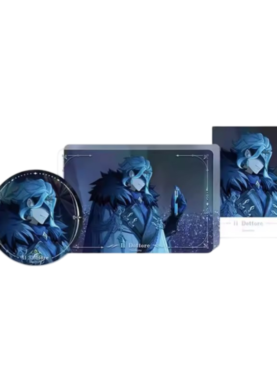 Anime Genshin Impact Il Dottore Card Set