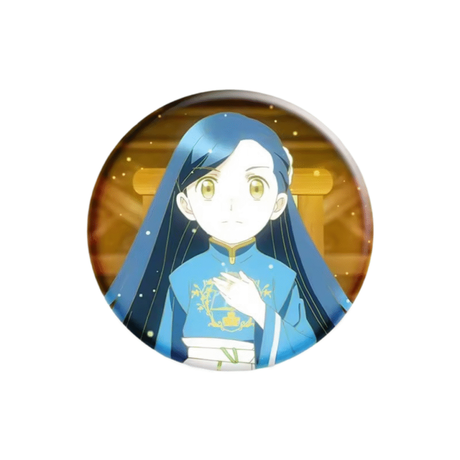 Anime Ascendance Of A Bookworm Myne Badge Anime Ascendance Of A Bookworm Myne Badge