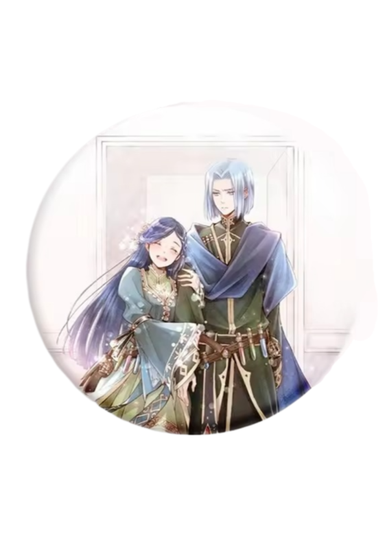 Anime Ascendance Of A Bookworm Rozemyne And Ferdinand Metal Badge