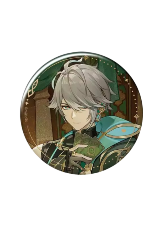 Anime Genshin Impact Alhaitham Tinplate Badge