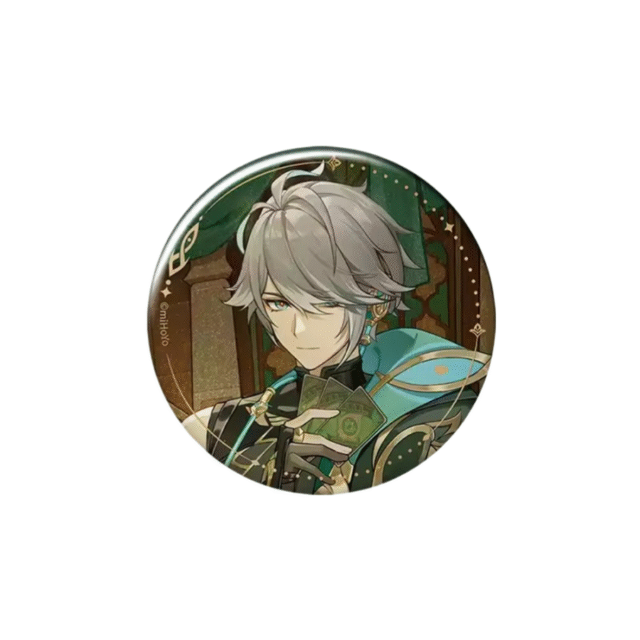 Anime Genshin Impact Alhaitham Tinplate Badge Anime Genshin Impact Alhaitham Tinplate Badge