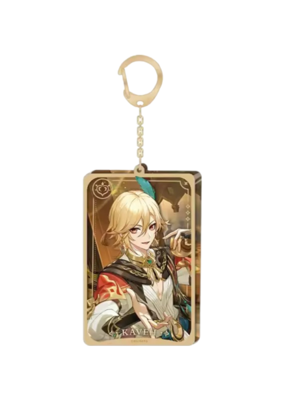 Anime Genshin Impact Kaveh Keychain Pendant