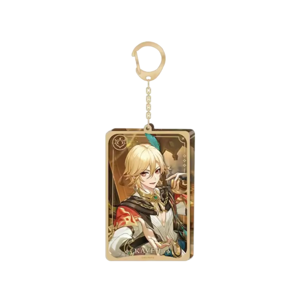 Anime Genshin Impact Kaveh Keychain Pendant Anime Genshin Impact Kaveh Keychain Pendant