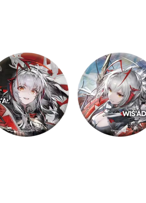 Anime Arknights Wisadel Badge Set