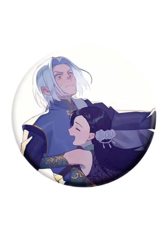 Anime Ascendance Of A Bookworm Ferdinand And Rozemyne Metal Badge