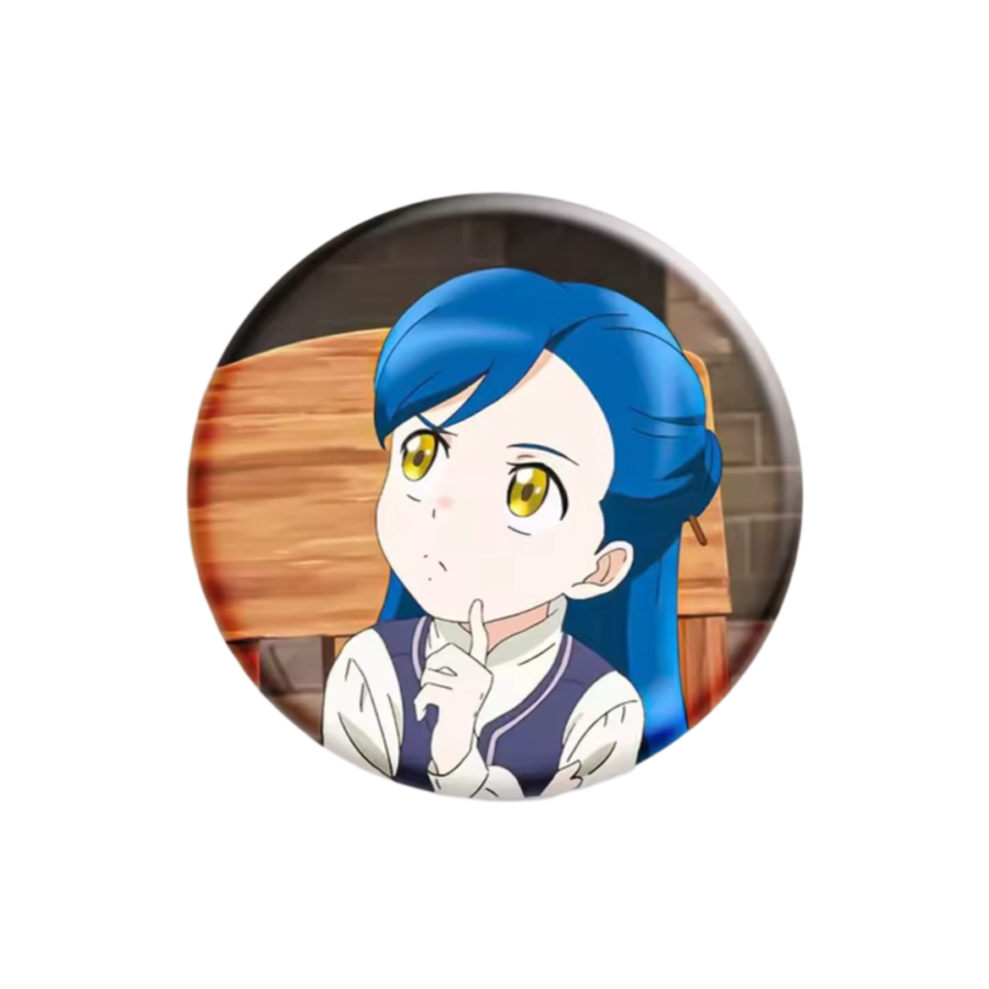 Ascendance Of A Bookworm Anime Myne Metal Badge
