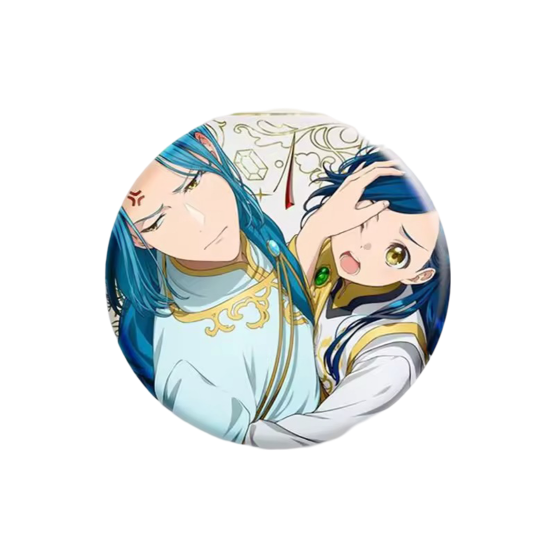 Ascendance Of A Bookworm Ferdinand With Rozemyne Anime Badge Ascendance Of A Bookworm Ferdinand With Rozemyne Anime Badge