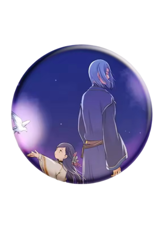 Ascendance Of A Bookworm Ferdinand And Rozemyne Anime Metal Badge