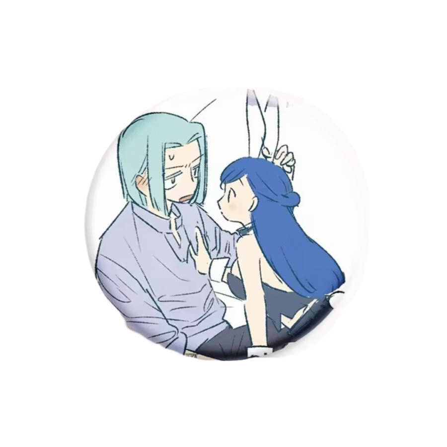 Ascendance Of A Bookworm Anime Myne And Ferdinand Metal Badge Ascendance Of A Bookworm Anime Myne And Ferdinand Metal Badge