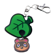 Anime Animal Crossing Tom Nook Leaf Keychain Pendant