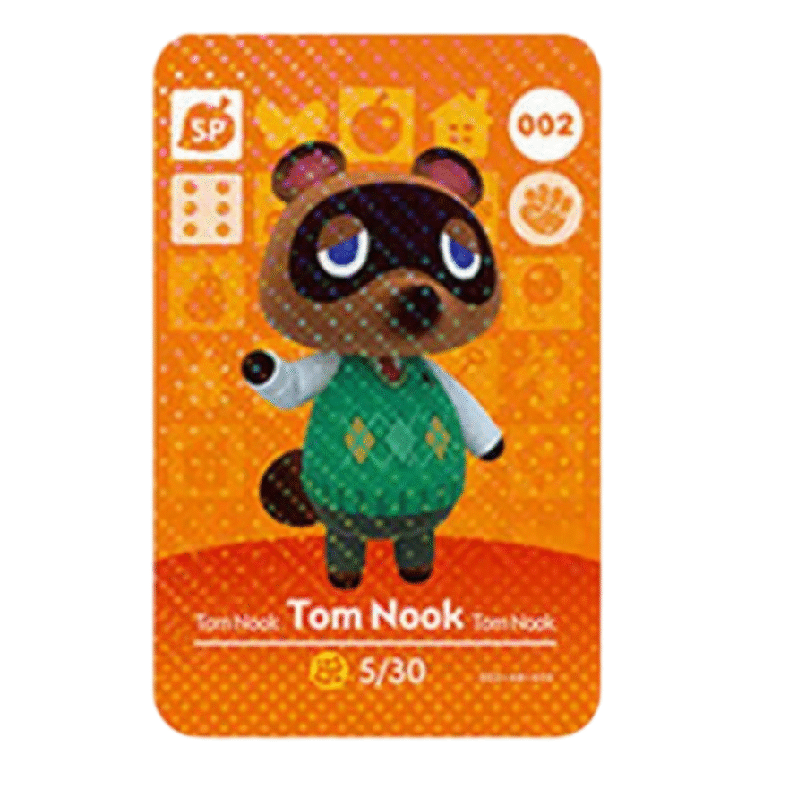 Anime Animal Crossing Tom Nook Amiibo Card Anime Animal Crossing Tom Nook Amiibo Card