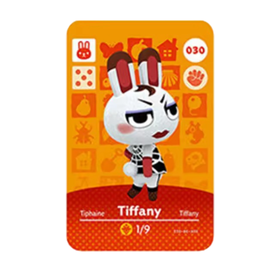 Anime Animal Crossing Tiffany Amiibo Card