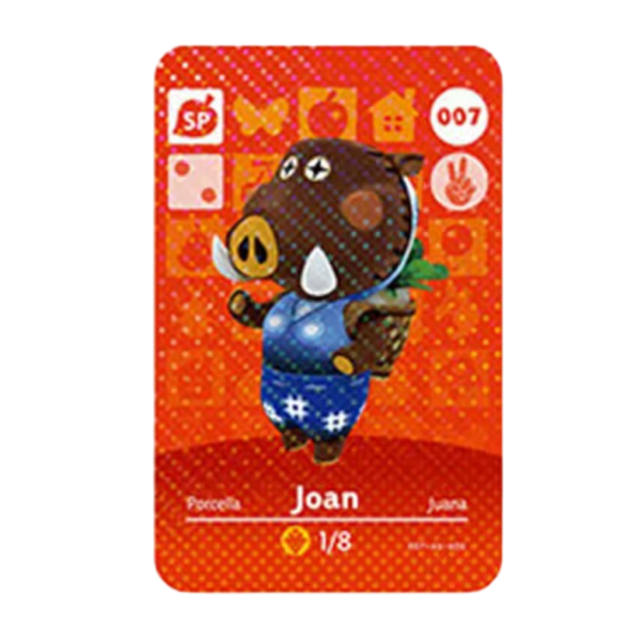 Anime Animal Crossing Joan Amiibo Card