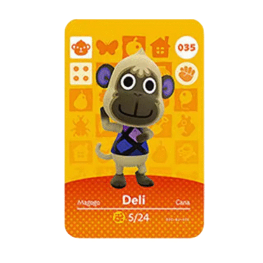 Anime Animal Crossing Deli Amiibo Card Anime Animal Crossing Deli Amiibo Card