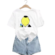 Assassination Classroom Anime Koro-sensei Women White T-Shirt