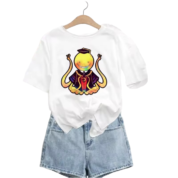 Anime Assassination Classroom Koro-sensei Women White T-Shirt