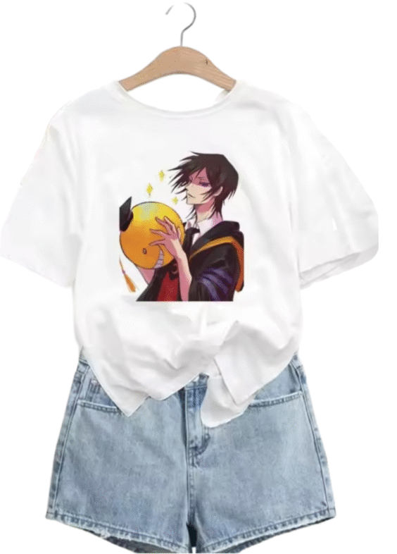 Anime Assassination Classroom Koro-sensei White T-Shirt