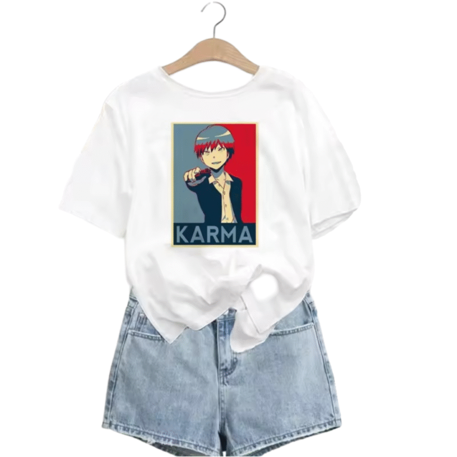 Anime Assassination Classroom Karma Akabane Women T-Shirt Anime Assassination Classroom Karma Akabane Women T-Shirt